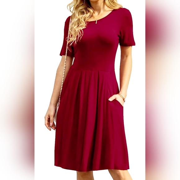 Pleated Dress - Picture 1 of 3